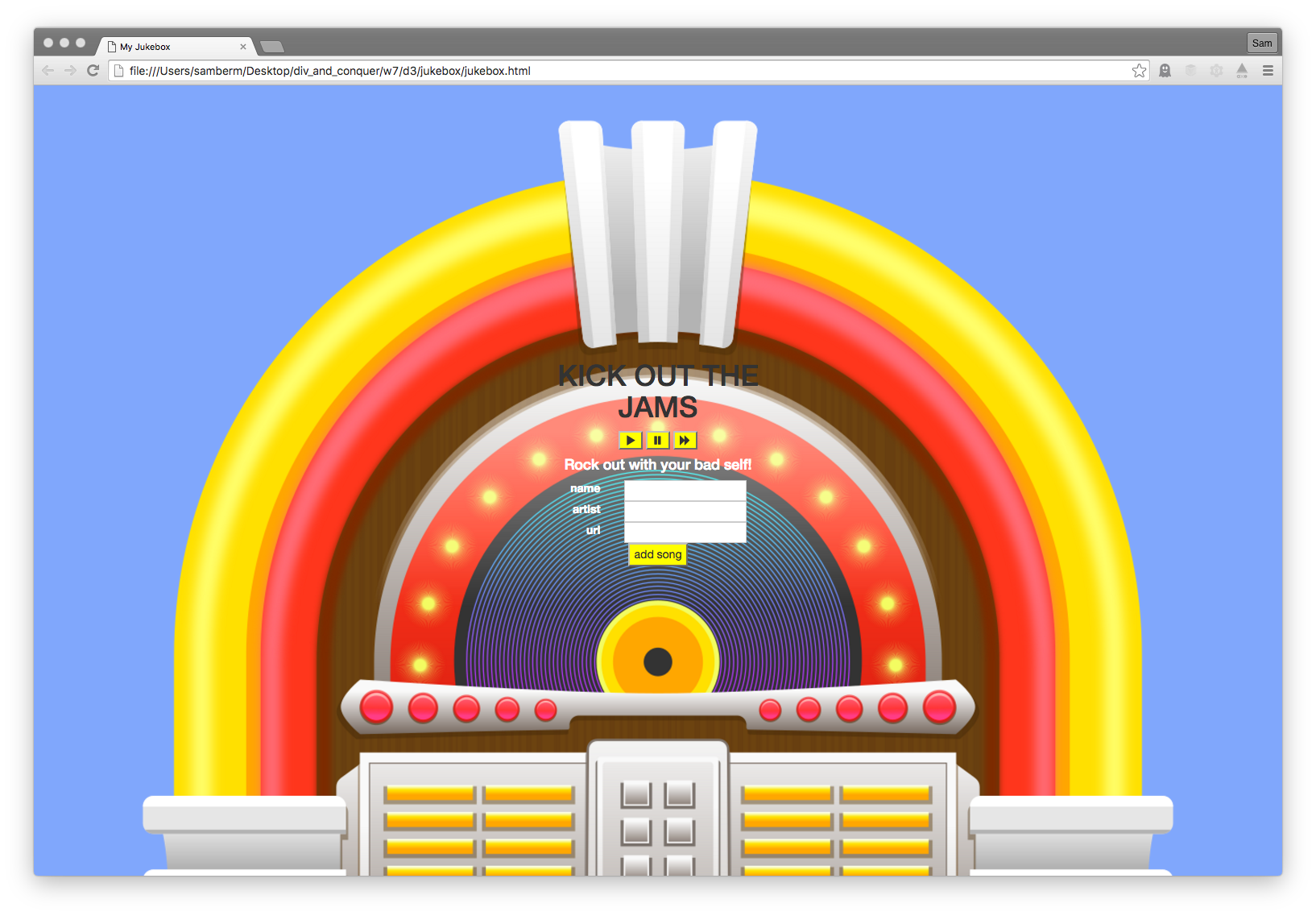 Screen Shot of Jukebox